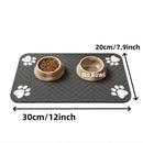 Tapete de alimentação para animais de estimação-placemat absorvente para alimentos e tigela de água, com suporte de borracha à prova d'água, tapete de água de secagem rápida para cachorro e gato